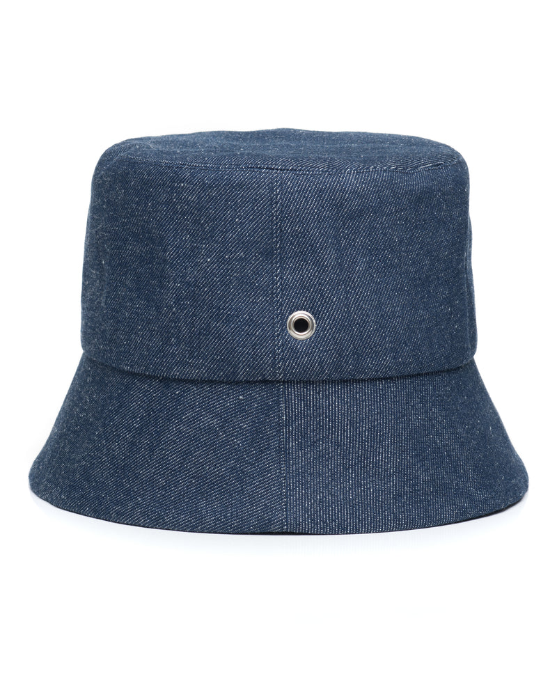 Mid Denim Bucket Hat Side