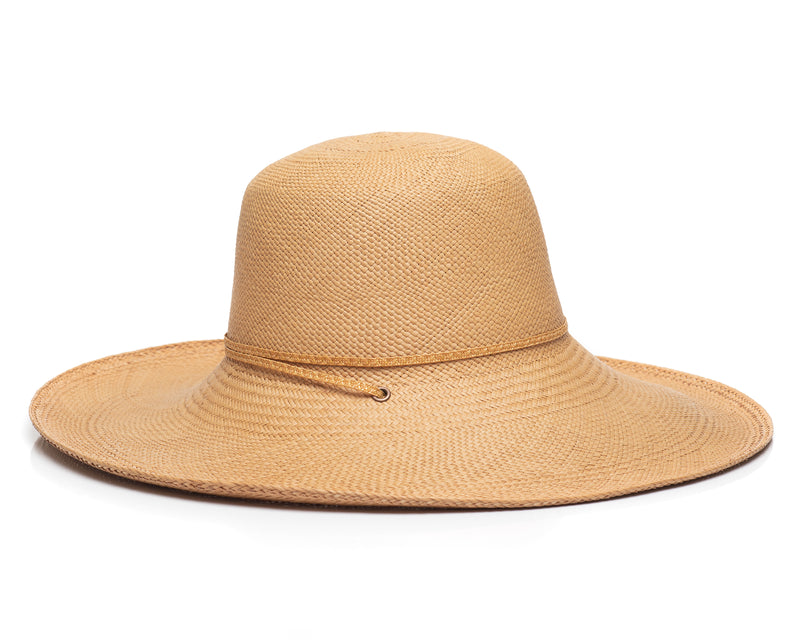 Natural Panama Straw Hat Side