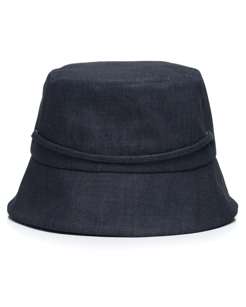 Dark Denim Bucket Hat Back