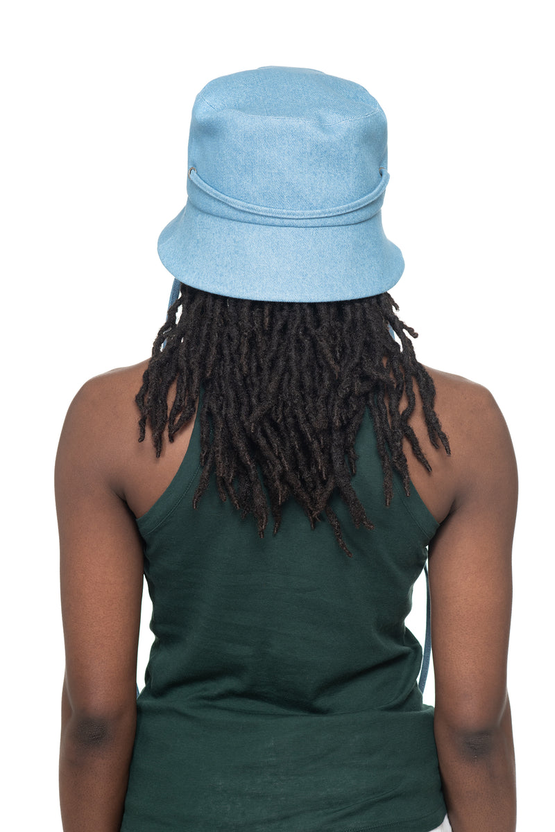 Light Denim Bucket Hat Back 2