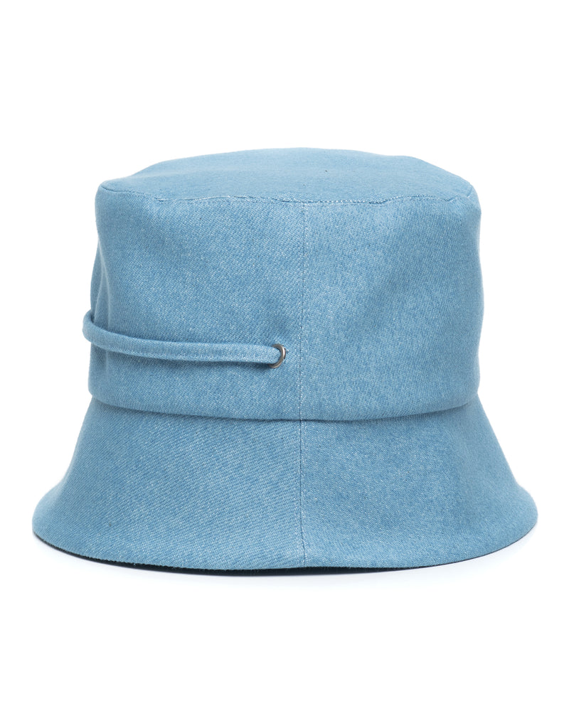 Light Denim Bucket Hat Side