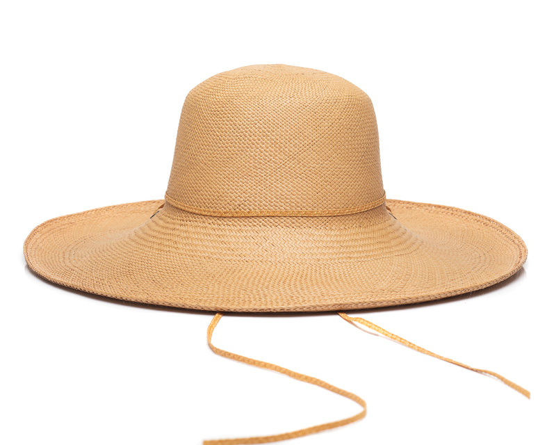 Natural Panama Straw Hat Front
