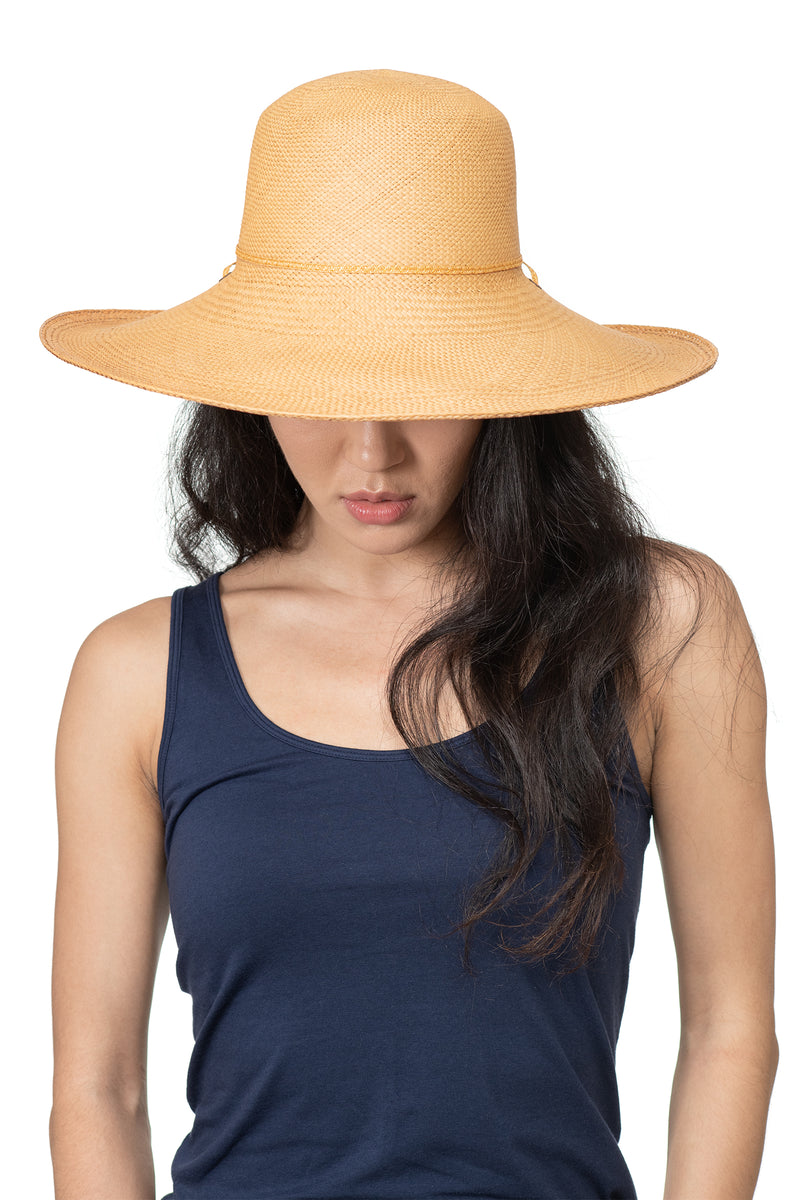 Natural Panama Straw Hat Front 2