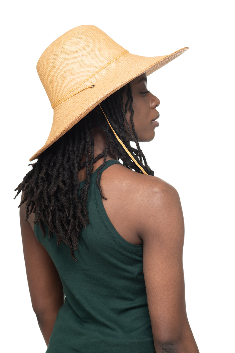 Natural Panama Straw Hat Side 1