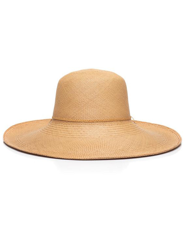 Natural Panama Straw Hat Front